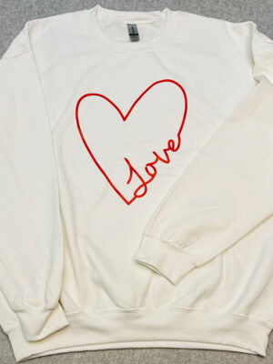 Heart Sweatshirt by Rere