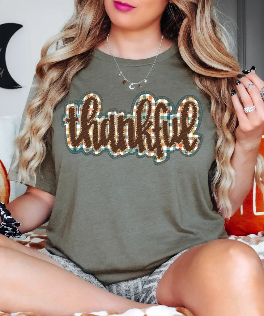 Thankful T-shirt by Rere's Market