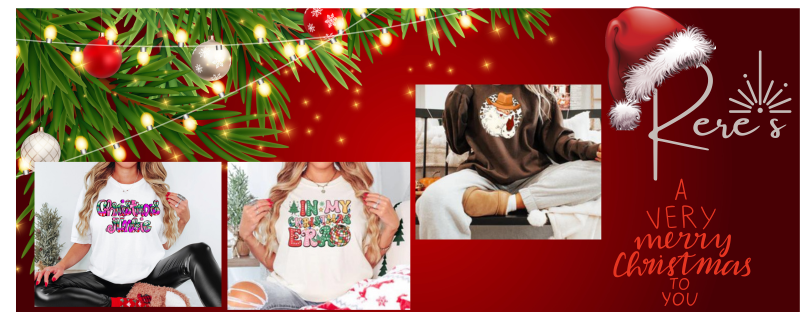 Holiday T-shirts by Rere's Market