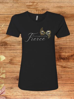 Courageously Fierce Printed T-shirt