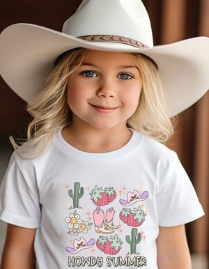 Howdy Summer Toddler and Youth Tee by Rere