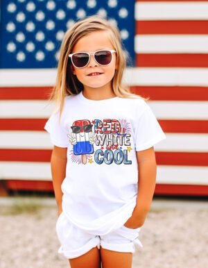 Red, White, and Cool Youth T-shirt by Rere
