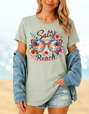 Salty Beach Graphic Tee by Rere