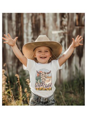 Wild Child T-shirt for Toddlers and Youth by Rere